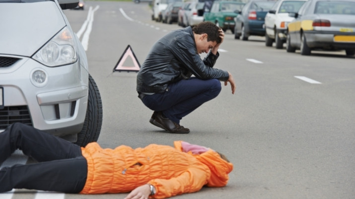 an accident involving a pedestrian