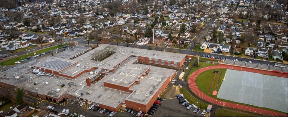 aerial view of bergenfield