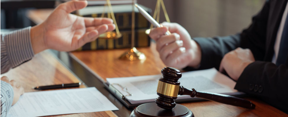 lawyer filed a complaint with the judge about the accident