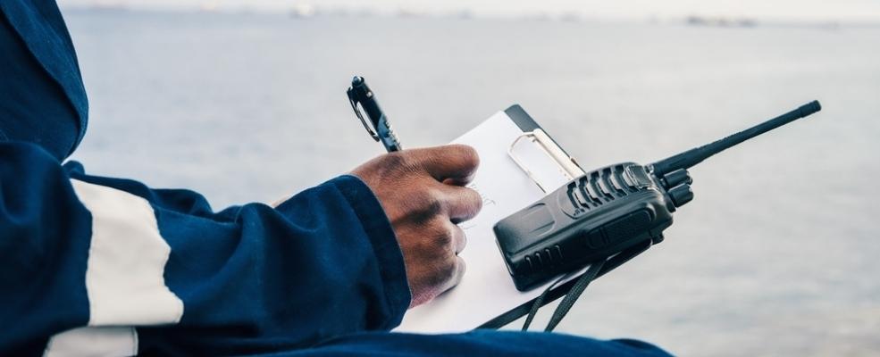 man taking notes about train accidents