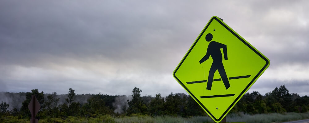 pedestrian sign