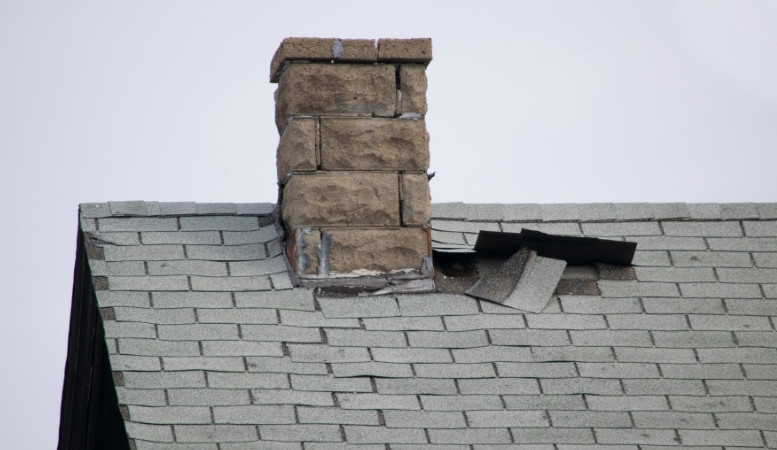broken chimney