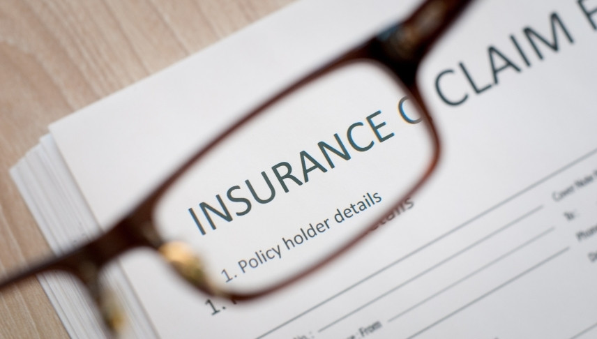 reading an insurance claim form for bike accident