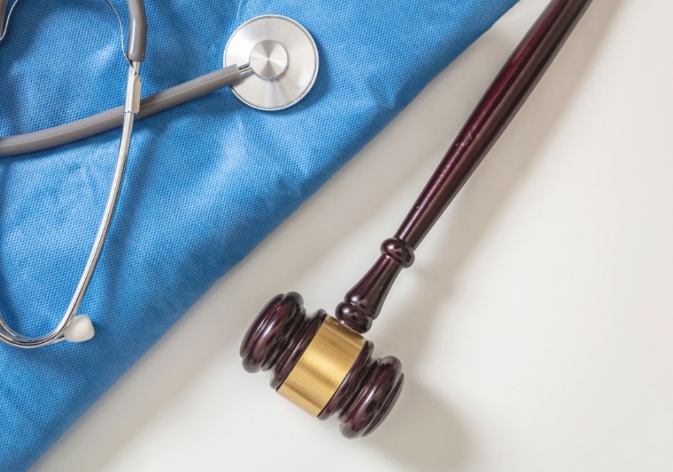 gavel and stethoscope side by side